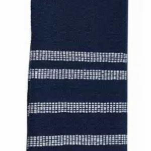 Foreside Woven Dylan Throw Navy